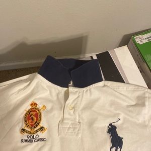 Custom Slim Fit XXL sized Vintage Polo Ralph Lauren Shirt